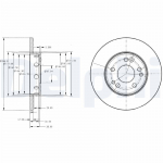 Piduriketas DELPHI BG2314
