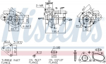 Kompressor,&uuml;lelaadimine NISSENS 93732
