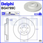 Piduriketas DELPHI BG4799C