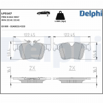 Piduriklotsi komplekt,ketaspidur DELPHI LP3167