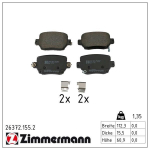 Piduriklotsi komplekt,ketaspidur ZIMMERMANN 26372.155.2