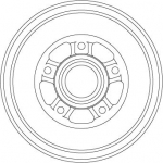 Piduritrummel TRW DB4560MR