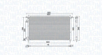 Kondensaator,kliimaseade MAGNETI MARELLI 350203970000