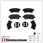 Piduriklotsi komplekt,ketaspidur ZIMMERMANN 22824.150.1