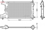 Radiaator,mootorijahutus DENSO DRM15017