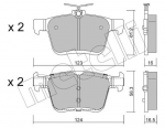 Piduriklotsi komplekt,ketaspidur METELLI 22-0951-2