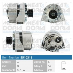 Generaator MEAT & DORIA 5510313
