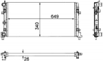 Radiaator,mootorijahutus MAHLE CR 1096 000P