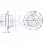 Piduriketas DELPHI BG3750