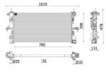 Radiaator,mootorijahutus MAHLE CR 2631 000P
