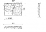 Ventilaator,mootorijahutus MAHLE CFF 627 000P