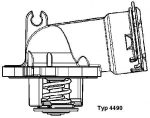 Termostaat,Jahutusvedelik BorgWarner (Wahler) 4490.87D