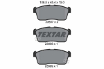 Piduriklotsi komplekt,ketaspidur TEXTAR 2350701