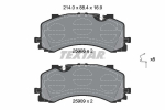 Piduriklotsi komplekt,ketaspidur TEXTAR 2590801