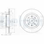 Piduriketas DELPHI BG3945