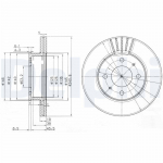 Piduriketas DELPHI BG3749