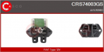 Elektriline takistus, elektrimootor, jahutusventilaator CASCO CRS74003GS