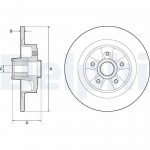 Piduriketas DELPHI BG9136RS