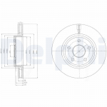 Piduriketas DELPHI BG9058