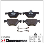 Piduriklotsi komplekt,ketaspidur ZIMMERMANN 21670.200.2