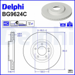 Piduriketas DELPHI BG9624C