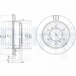 Piduriketas DELPHI BG3813