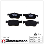Piduriklotsi komplekt,ketaspidur ZIMMERMANN 22593.175.1