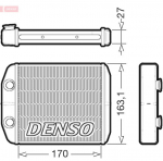 Soojusvaheti,salongik&uuml;te DENSO DRR23021