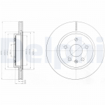 Piduriketas DELPHI BG4190