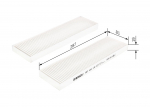 Filter,salongi&otilde;hk BOSCH 1 987 432 132
