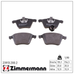 Piduriklotsi komplekt,ketaspidur ZIMMERMANN 23913.200.2