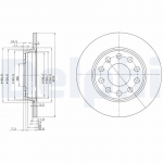 Piduriketas DELPHI BG3674C