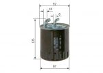 K&uuml;tusefilter BOSCH F 026 402 065