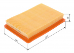 &Otilde;hufilter BOSCH 1 457 433 073