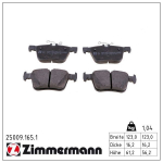 Piduriklotsi komplekt,ketaspidur ZIMMERMANN 25009.165.1
