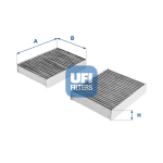 Filtras, salono oras UFI 54.104.00