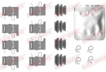 Lisakomplekt, ketaspiduriklotsid QUICK BRAKE 109-0084