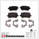 Piduriklotsi komplekt,ketaspidur ZIMMERMANN 23914.170.3