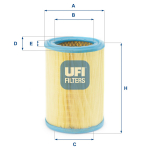&Otilde;hufilter UFI 27.252.00