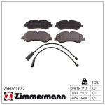 Piduriklotsi komplekt,ketaspidur ZIMMERMANN 25602.170.2