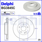 Piduriketas DELPHI BG3845C