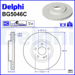 Piduriketas DELPHI BG5046C