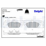 Piduriklotsi komplekt,ketaspidur DELPHI LP3704