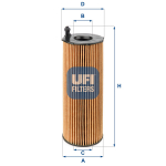 &Otilde;lifilter UFI 25.105.00