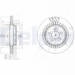 Piduriketas DELPHI BG4144