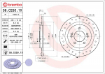 Piduriketas BREMBO 08.C250.1X