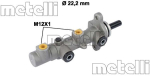 Peapiduri silinder METELLI 05-0825