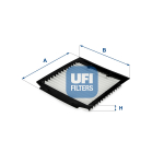 Filter,salongi&otilde;hk UFI 53.316.00