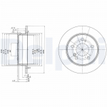Piduriketas DELPHI BG2291