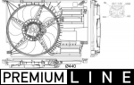 Ventilaator,mootorijahutus MAHLE CFF 402 000P